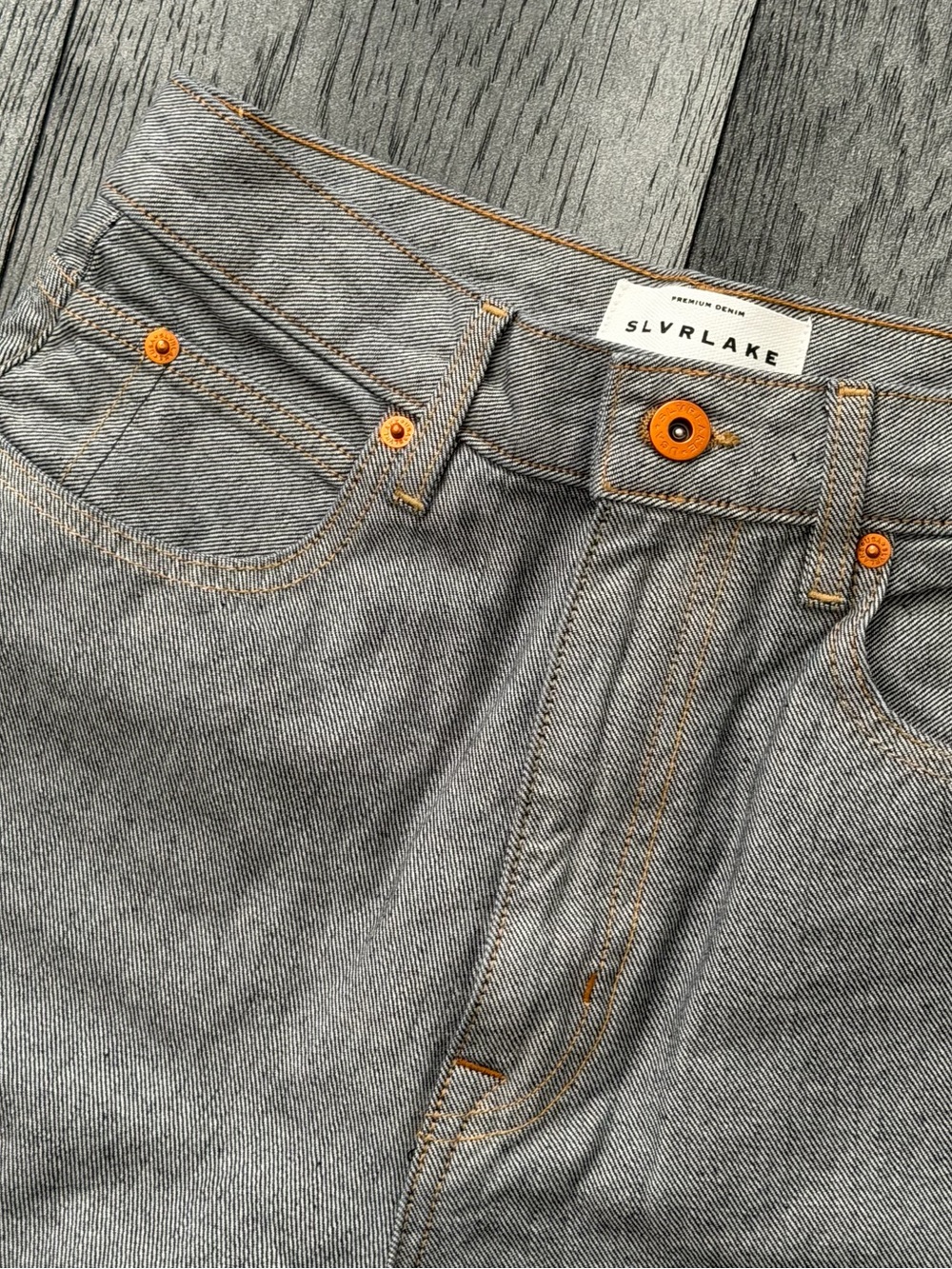 SLVRLAKE Gray Denim Jeans